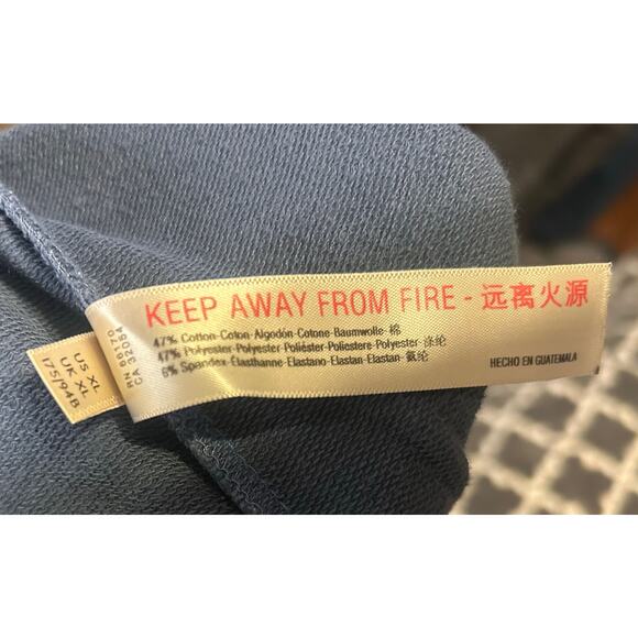 Free people FP Movement Sunny Joggers-Size XL Activewear-Sweat Pants Blue-Silver - Picture 8 of 8